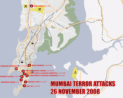 MUMBAI TERROR TARGETS